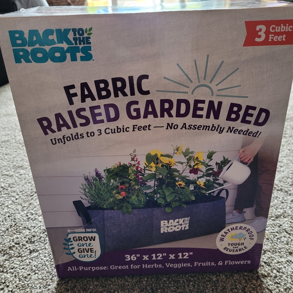 Back to the Roots Fabric Raised Garden Bed | Never Opened